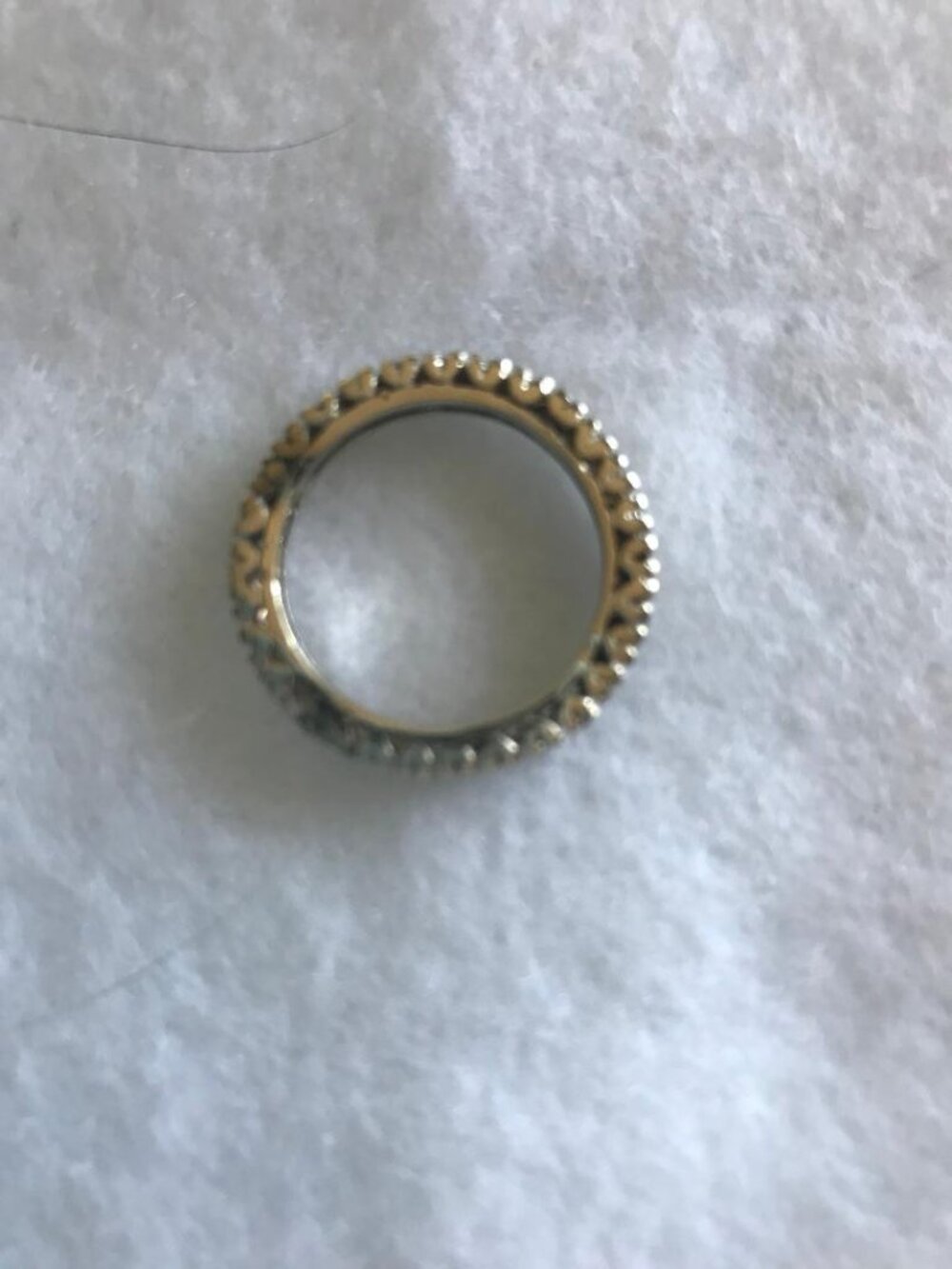 Ladies Diamond Eternity Ring - Picture 3 of 6
